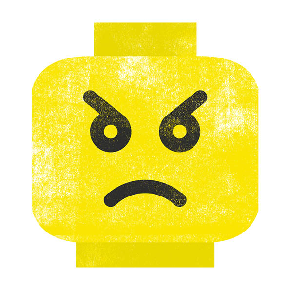Lego Emoji Angry