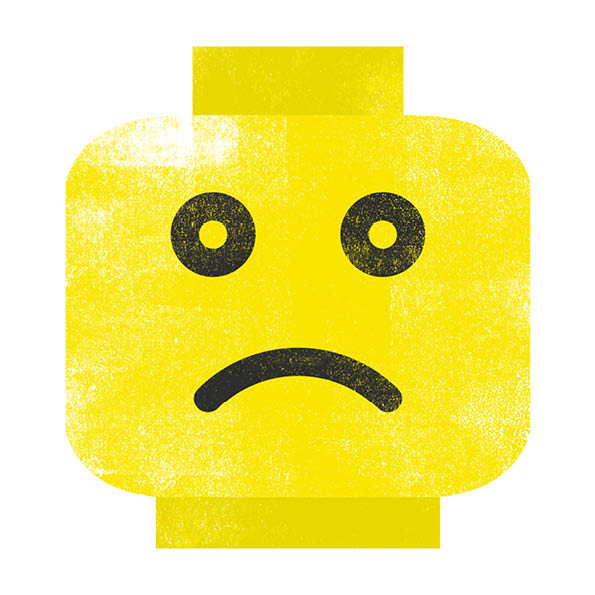 Lego Emoji Sad