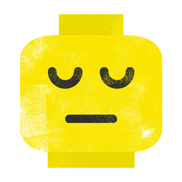 Lego Emoji Sleep