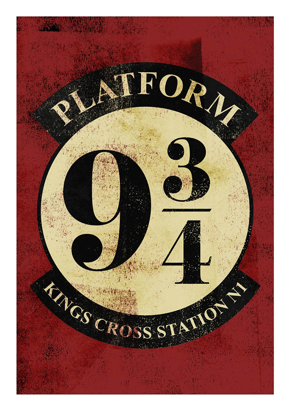 Platform 9 3 4 Printable Art Printable Art