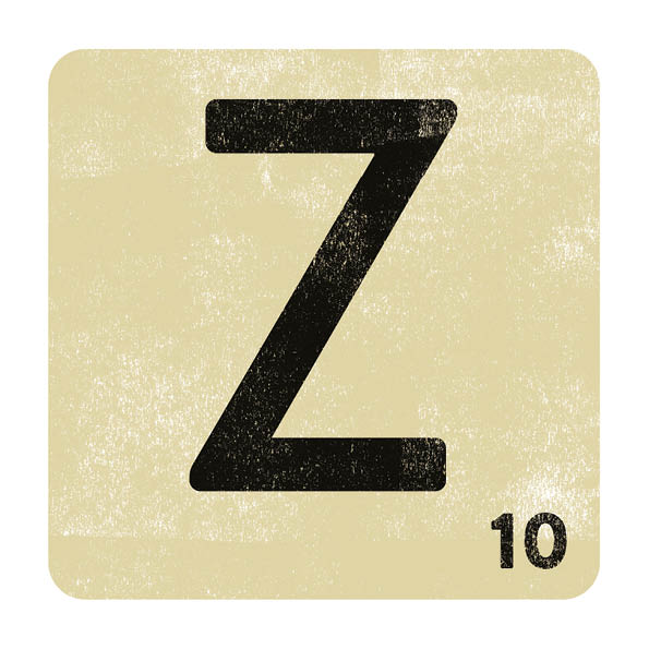 Letter Tile Z